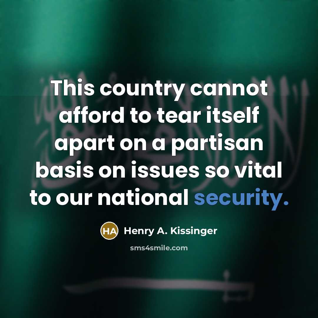 “This country cannot afford to tear itself apart on a…” quote by Henry A. Kissinger