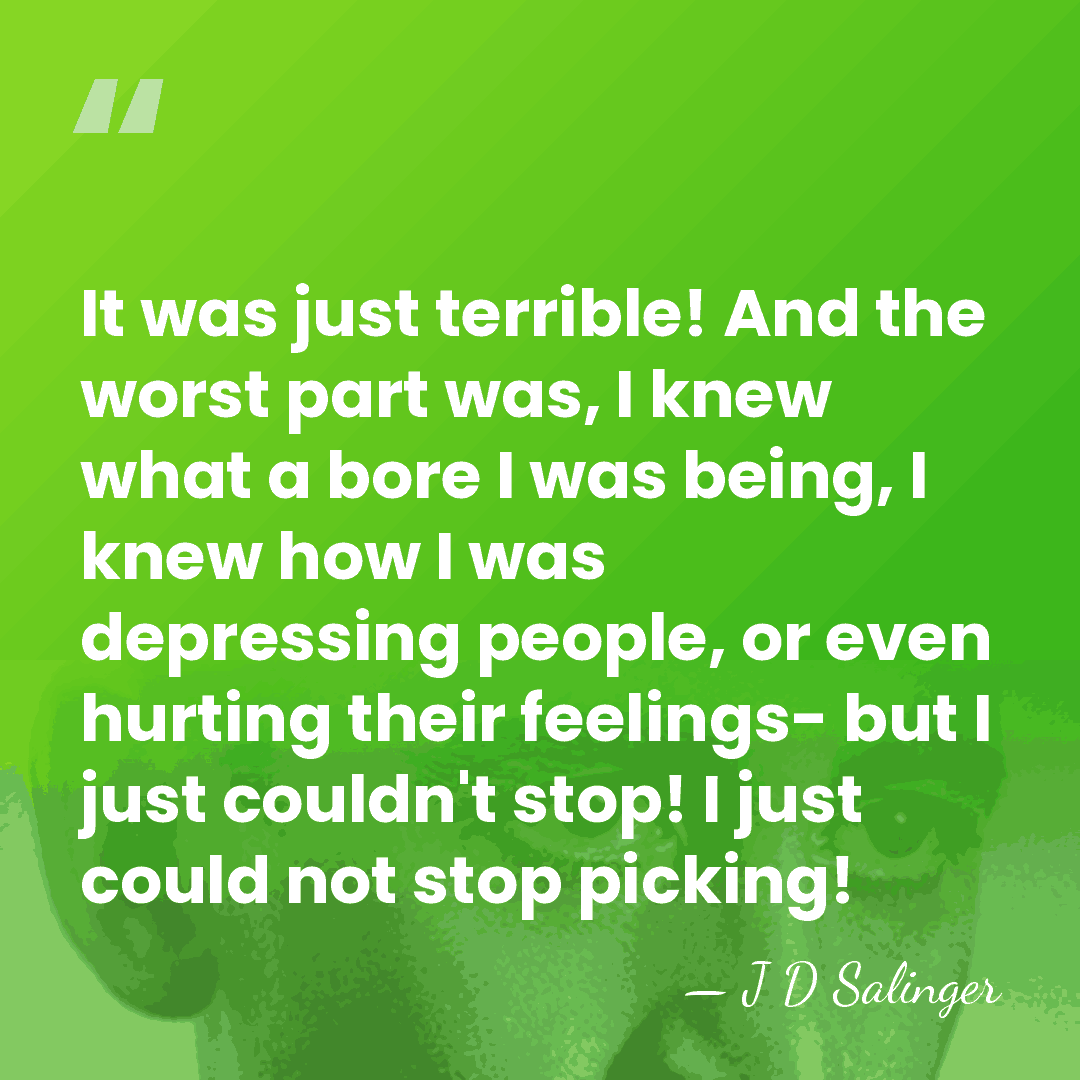 It was just terrible! And the worst part was, I knew what&hellip; - J D Salinger