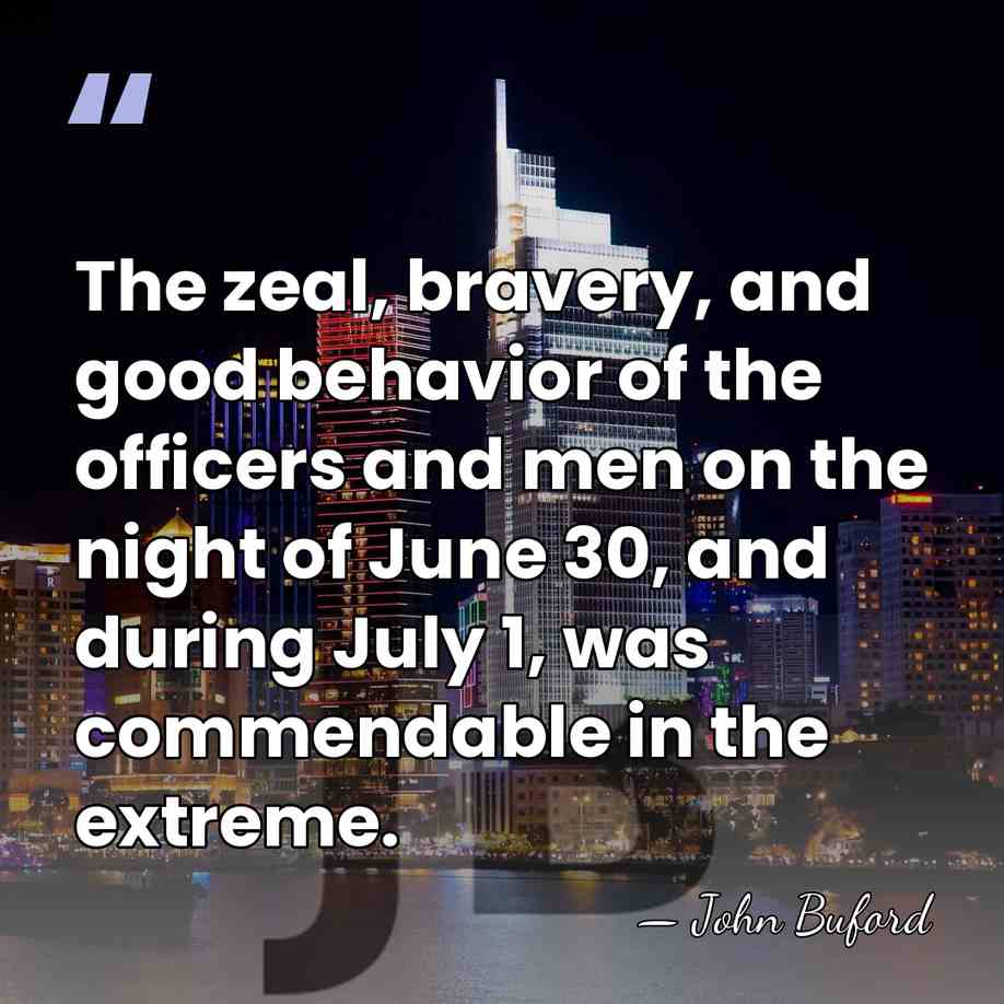 The zeal, bravery, and good behavior of the officers and men on&hellip; - John Buford