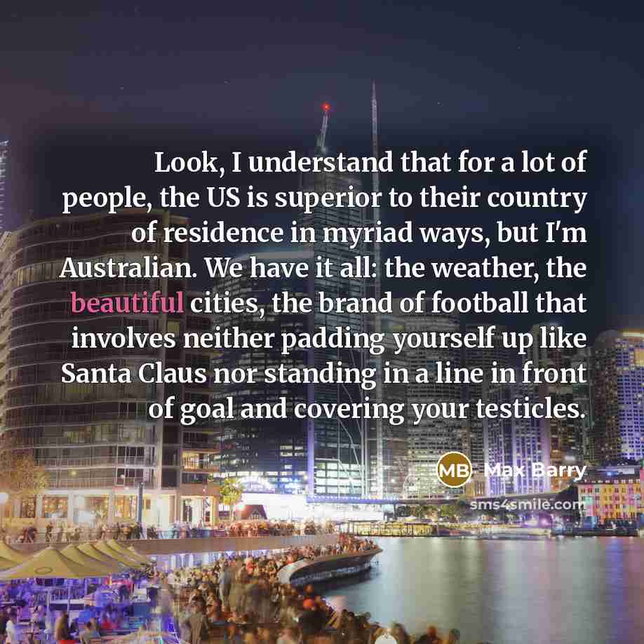 “Look, I understand that for a lot of people, the…” quote by Max Barry