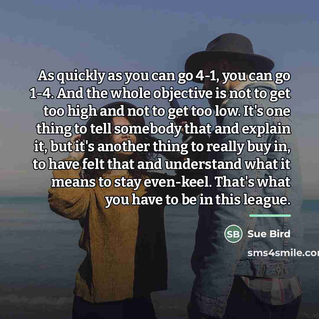 “As quickly as you can go 4-1, you can go…” quote by Sue Bird