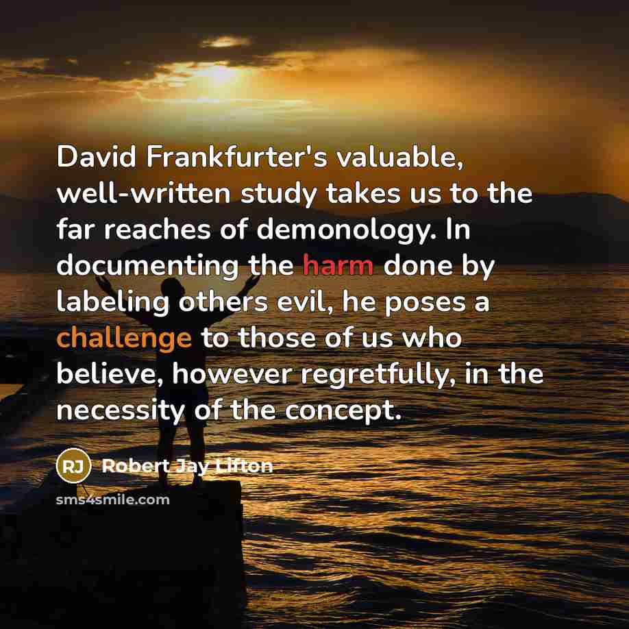 “David Frankfurter's valuable, well-written study takes us to the far…” quote by Robert Jay Lifton