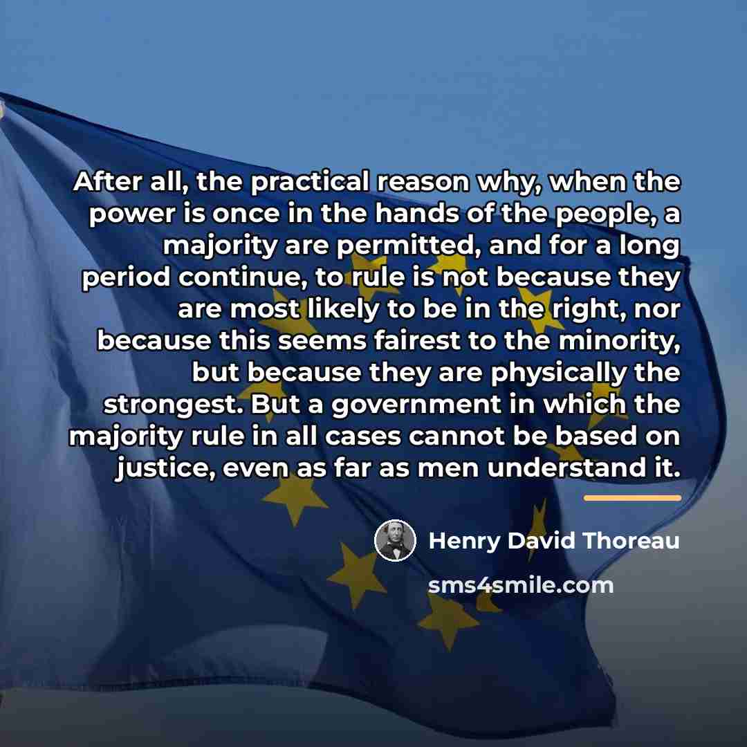 “After all, the practical reason why, when the power is…” quote by Henry David Thoreau