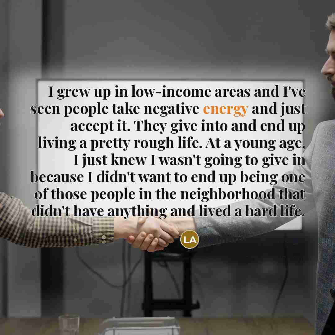 “I grew up in low-income areas and I've seen people…” quote by LaMarcus Aldridge