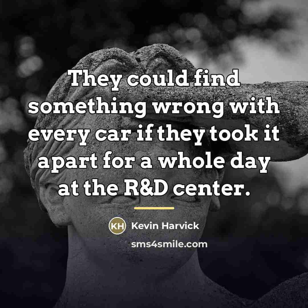 “They could find something wrong with every car if they…” quote by Kevin Harvick
