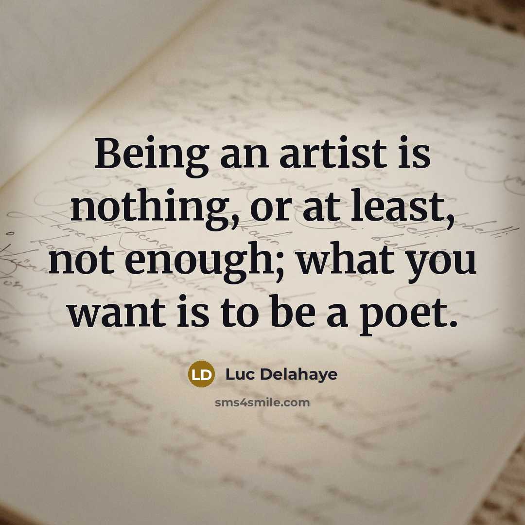 “Being an artist is nothing, or at least, not enough;…” quote by Luc Delahaye
