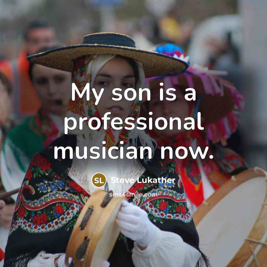 “My son is a professional musician now.…” quote by Steve Lukather