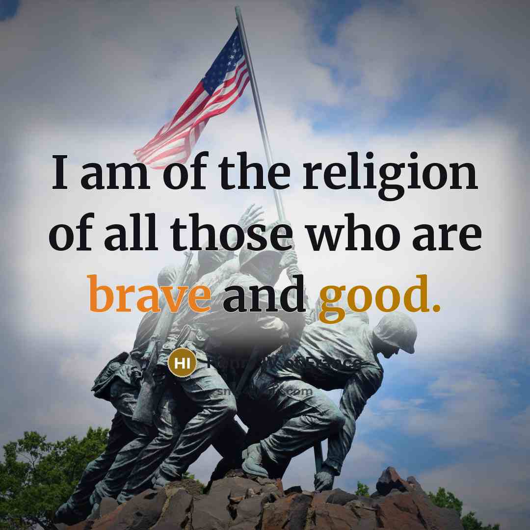 “I am of the religion of all those who are…” quote by Henry IV of France