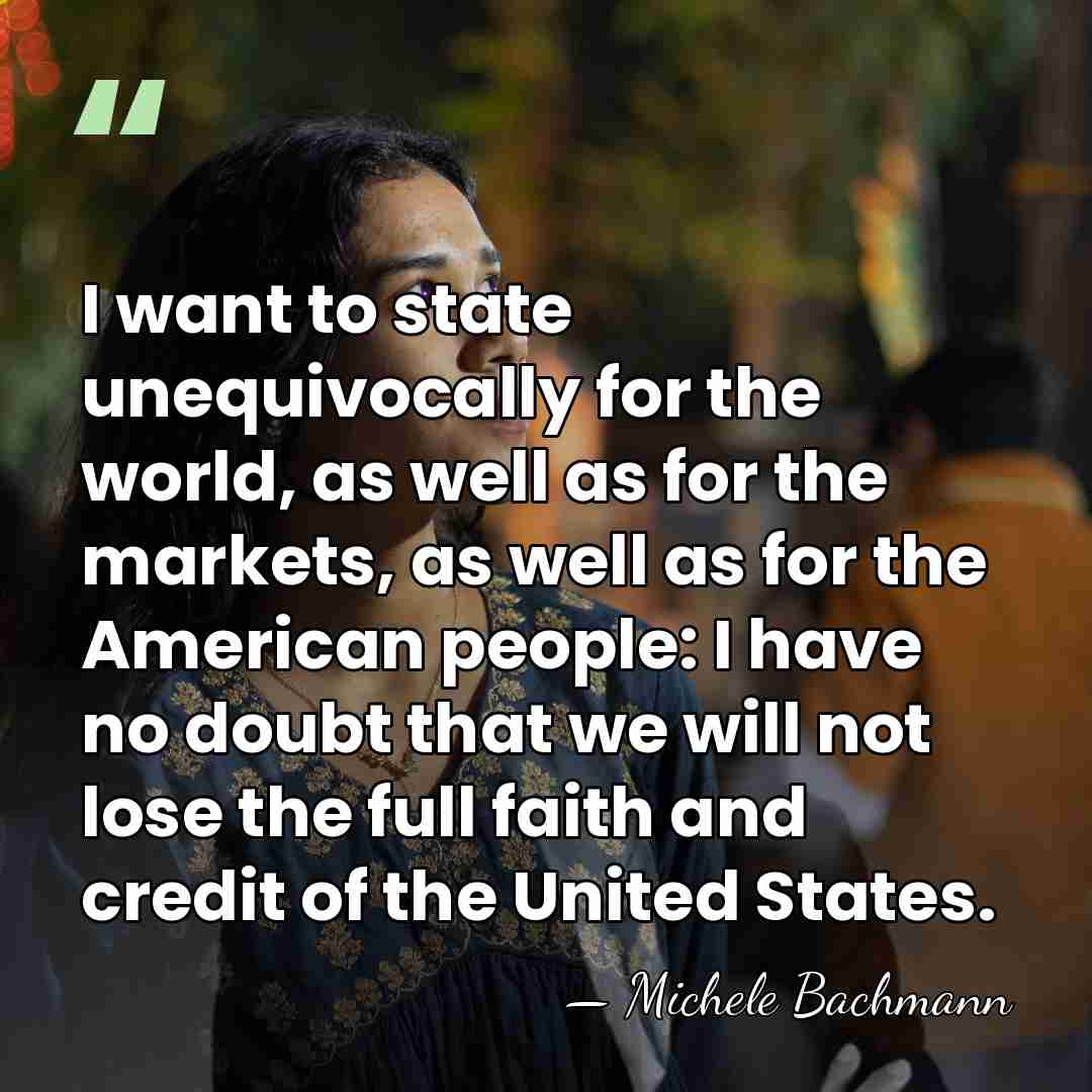 I want to state unequivocally for the world, as well as for&hellip; - Michele Bachmann