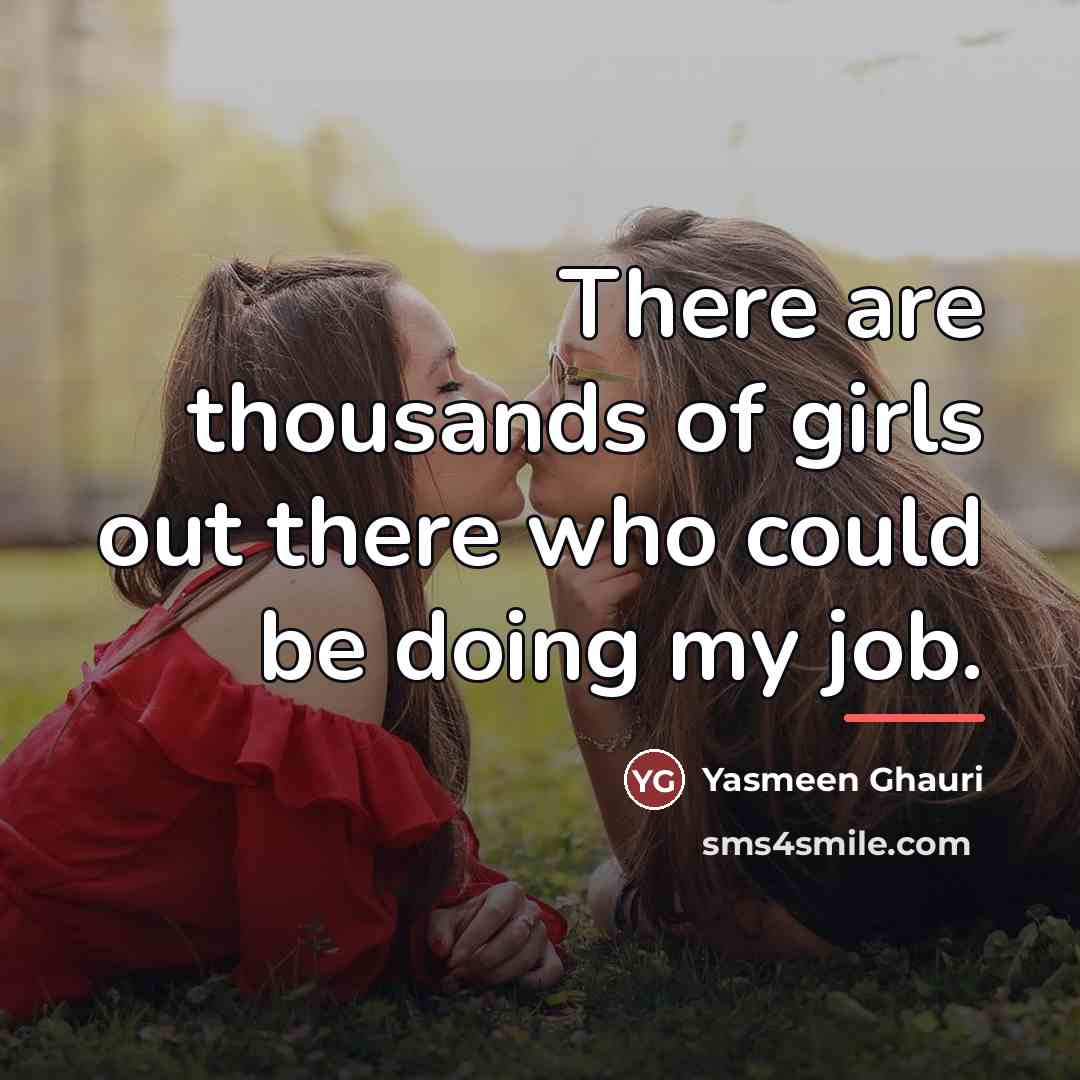 “There are thousands of girls out there who could be…” quote by Yasmeen Ghauri