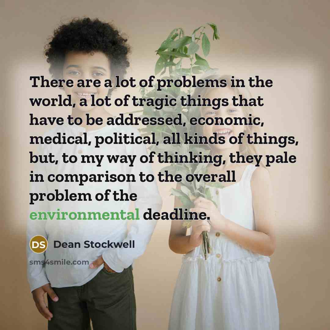 “There are a lot of problems in the world, a…” quote by Dean Stockwell