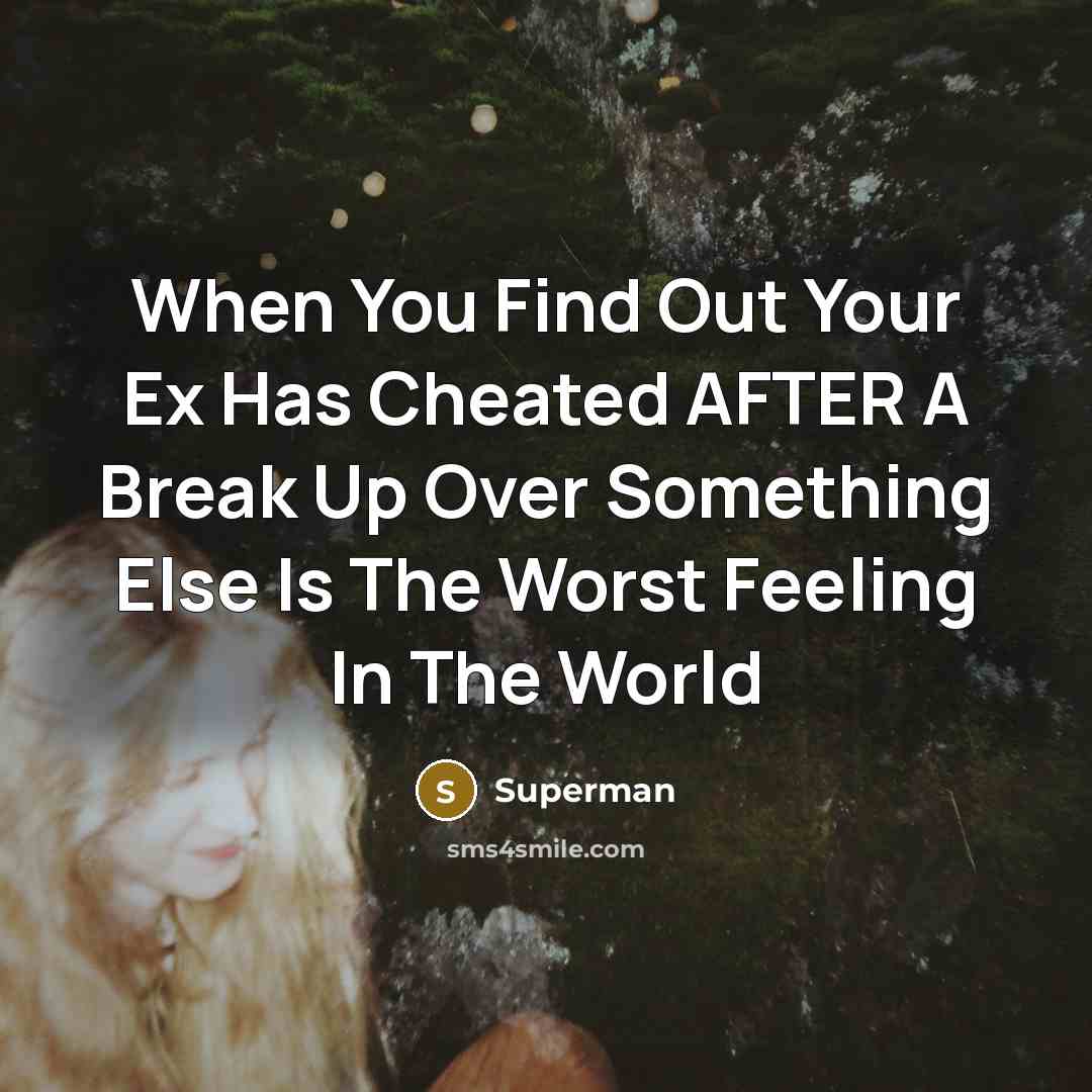 “When You Find Out Your Ex Has Cheated AFTER A…” quote by Superman