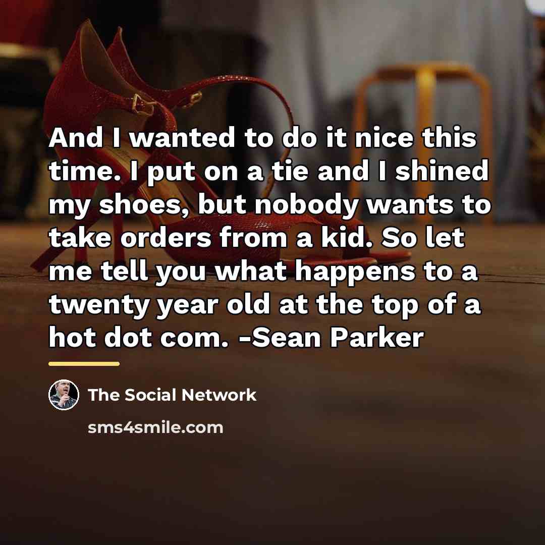“And I wanted to do it nice this time. I…” quote by The Social Network
