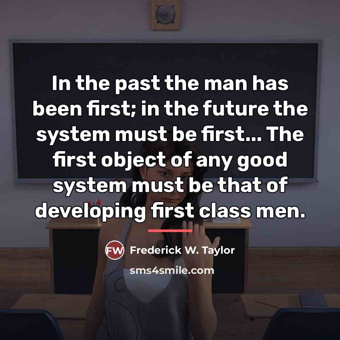 “In the past the man has been first; in the…” quote by Anonymous