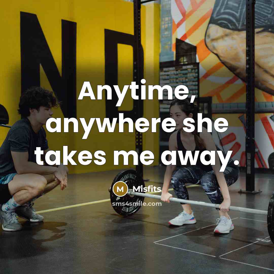 “Anytime, anywhere she takes me away.…” quote by Misfits