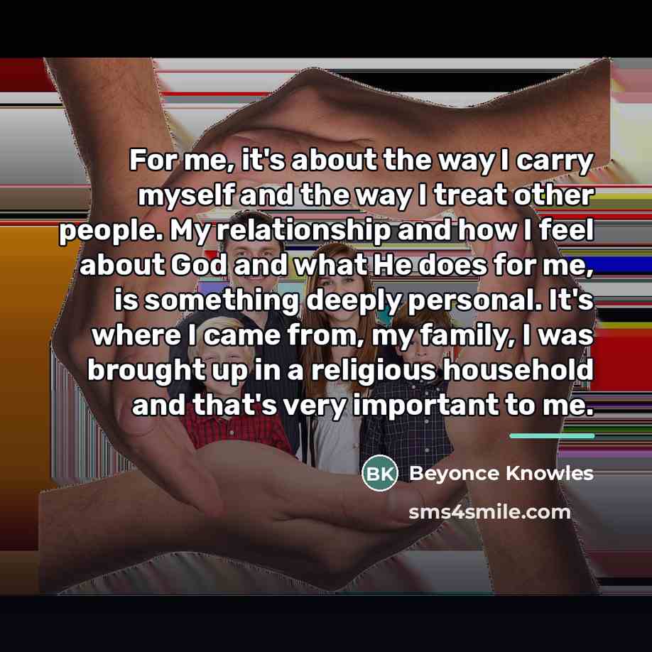 “For me, it's about the way I carry myself and…” quote by Beyonce Knowles