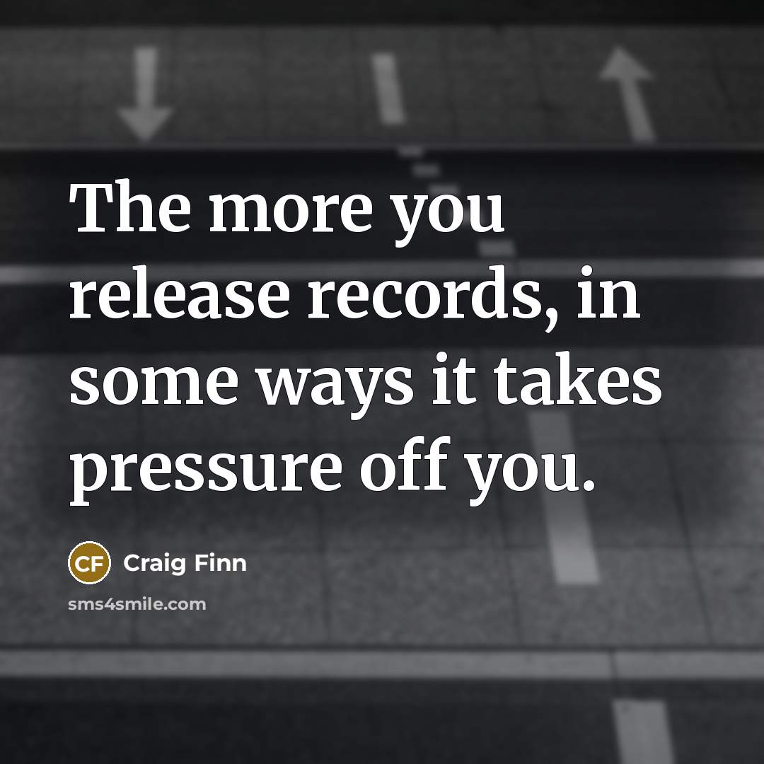 “The more you release records, in some ways it takes…” quote by Craig Finn