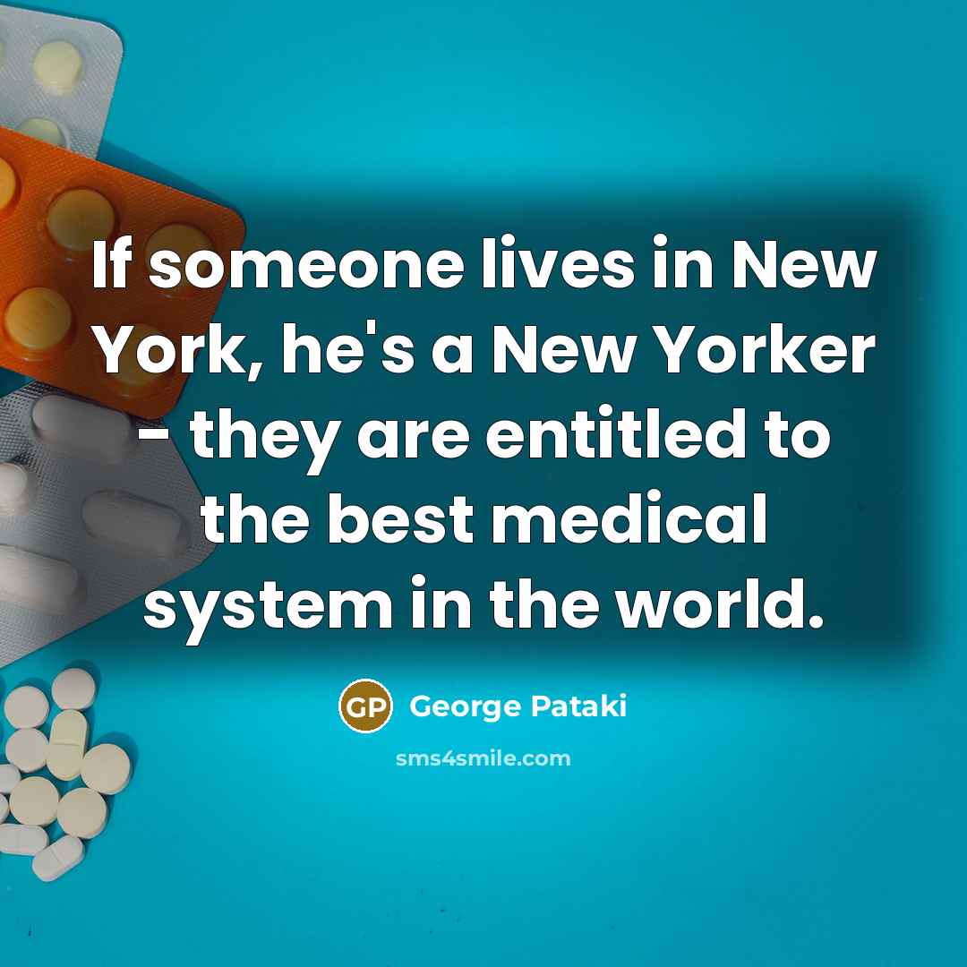 “If someone lives in New York, he's a New Yorker…” quote by George Pataki