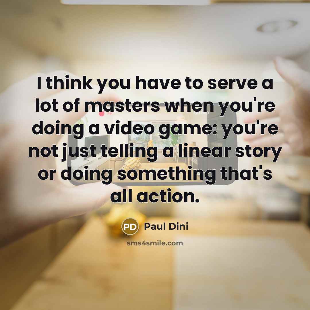 “I think you have to serve a lot of masters…” quote by Paul Dini