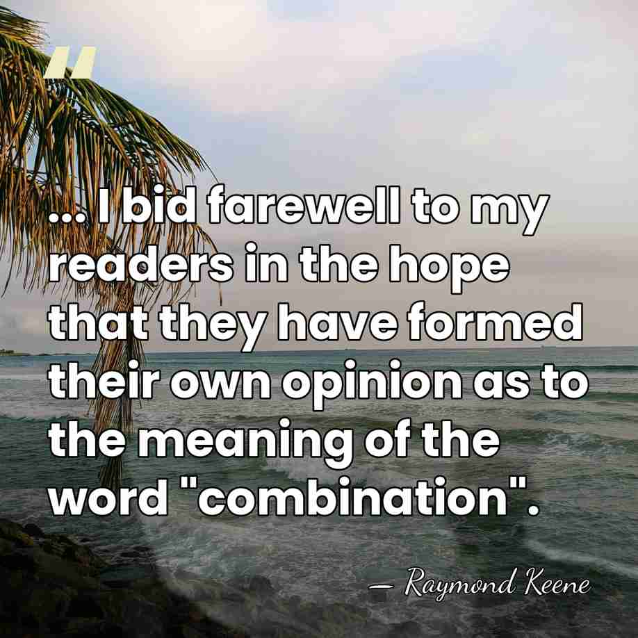 ... I bid farewell to my readers in the hope that they&hellip; - Raymond Keene
