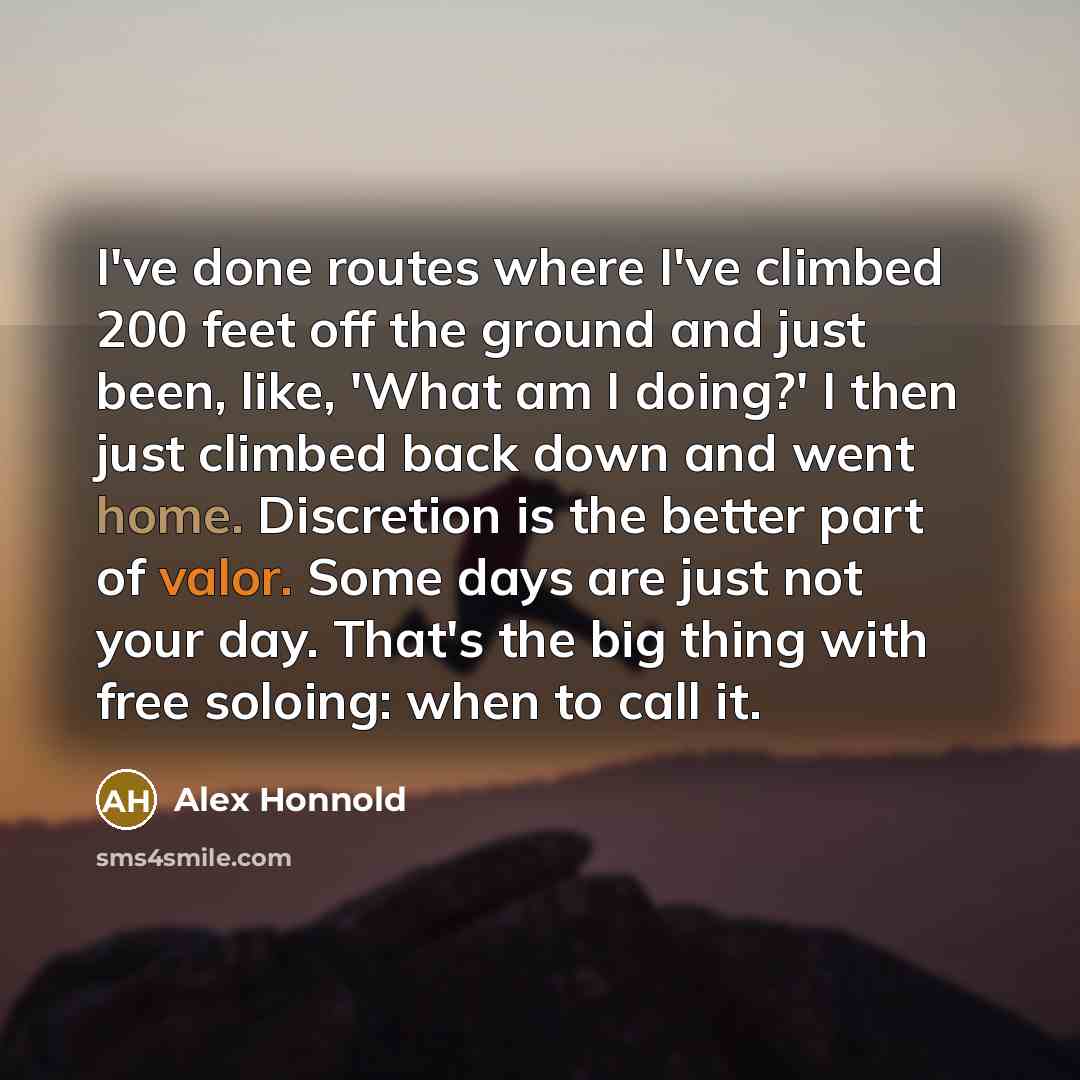 “I've done routes where I've climbed 200 feet off the…” quote by Alex Honnold