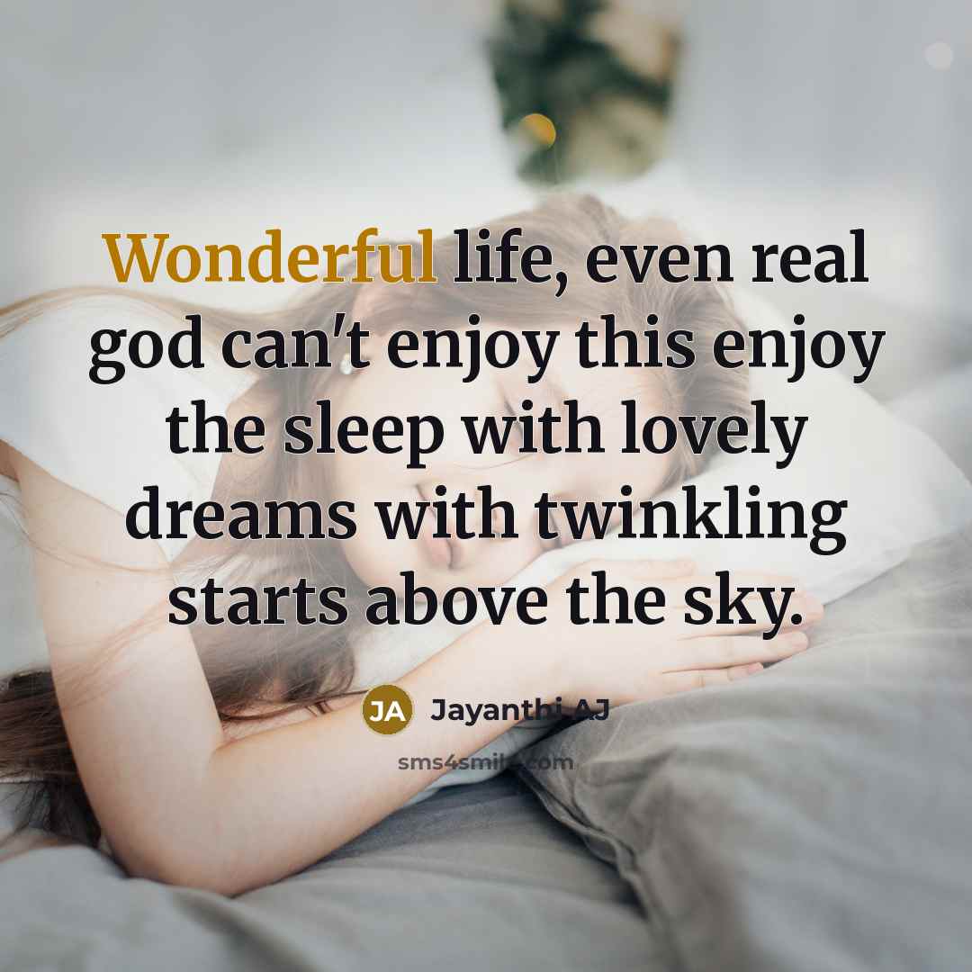 “Wonderful life, even real god can't enjoy this enjoy the…” quote by Jayanthi AJ