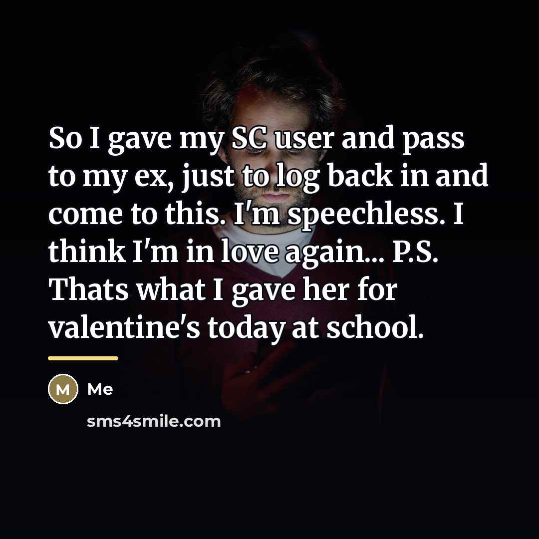 “So I gave my SC user and pass to my…” quote by Me