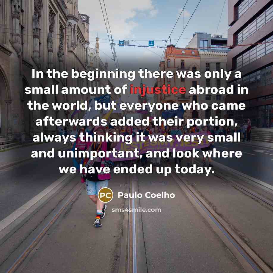 “In the beginning there was only a small amount of…” quote by Paulo Coelho