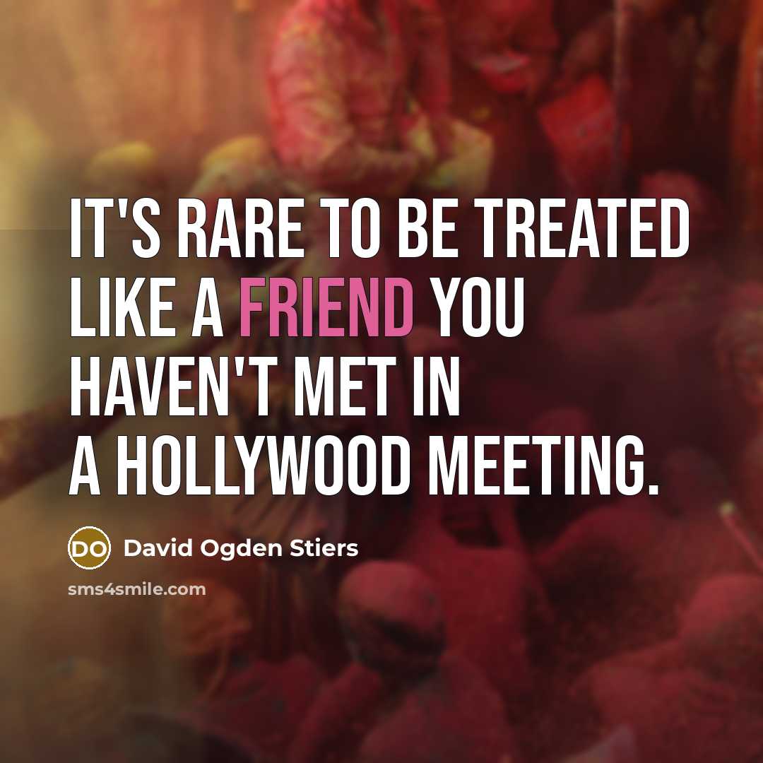 “It's rare to be treated like a friend you haven't…” quote by David Ogden Stiers