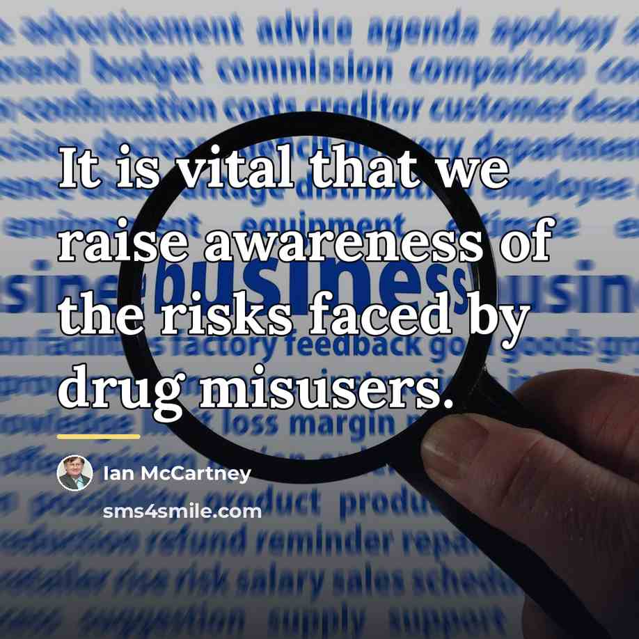 “It is vital that we raise awareness of the risks…” quote by Ian McCartney