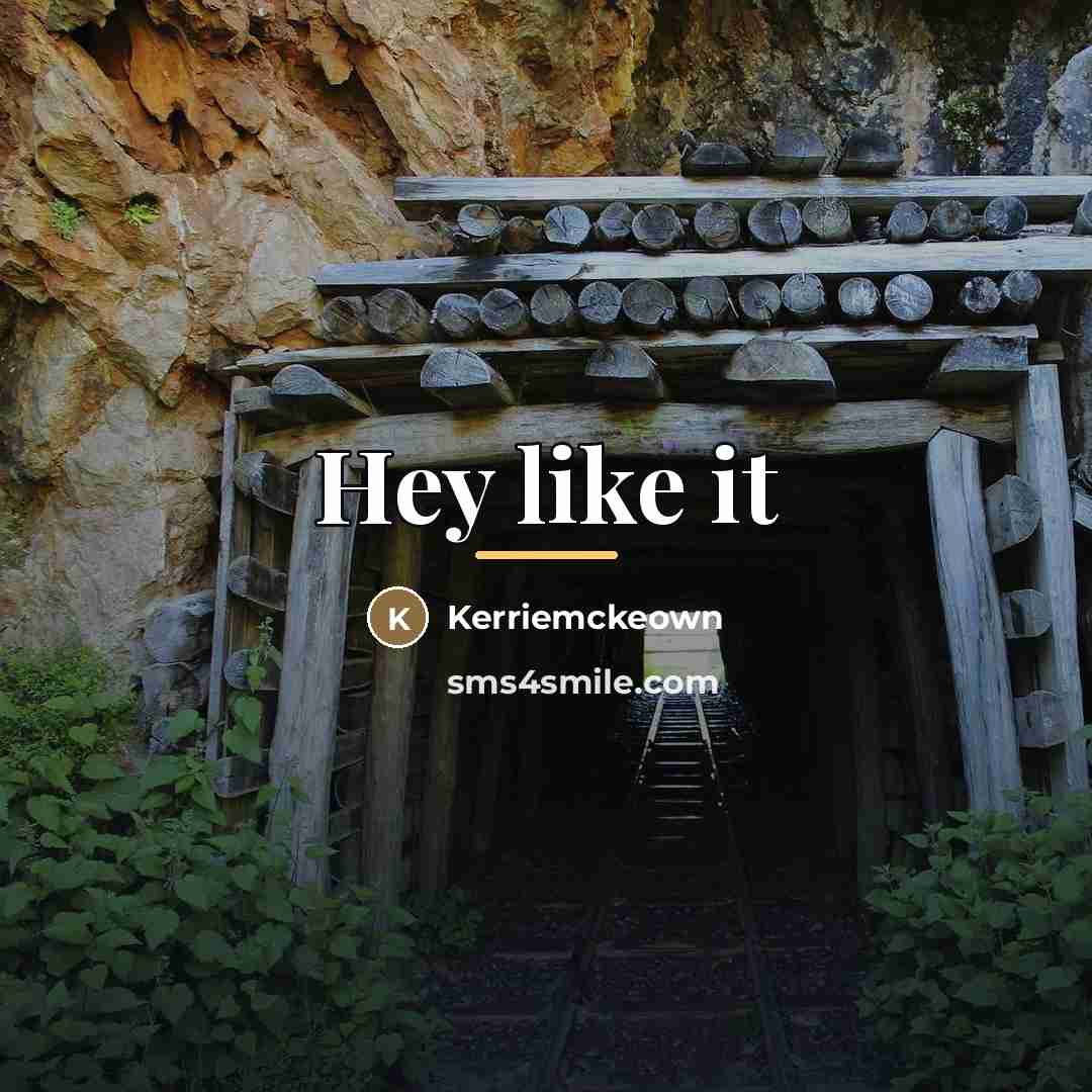“Hey like it…” quote by Kerriemckeown