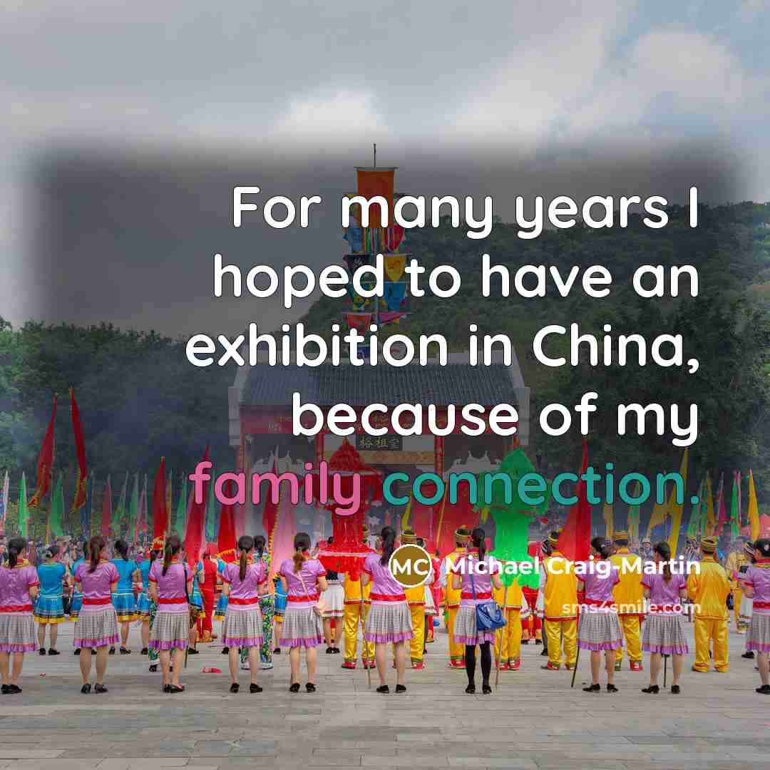 “For many years I hoped to have an exhibition in…” quote by Michael Craig-Martin