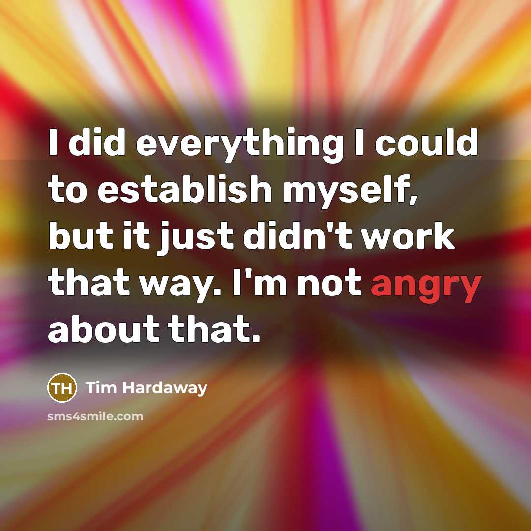 “I did everything I could to establish myself, but it…” quote by Tim Hardaway