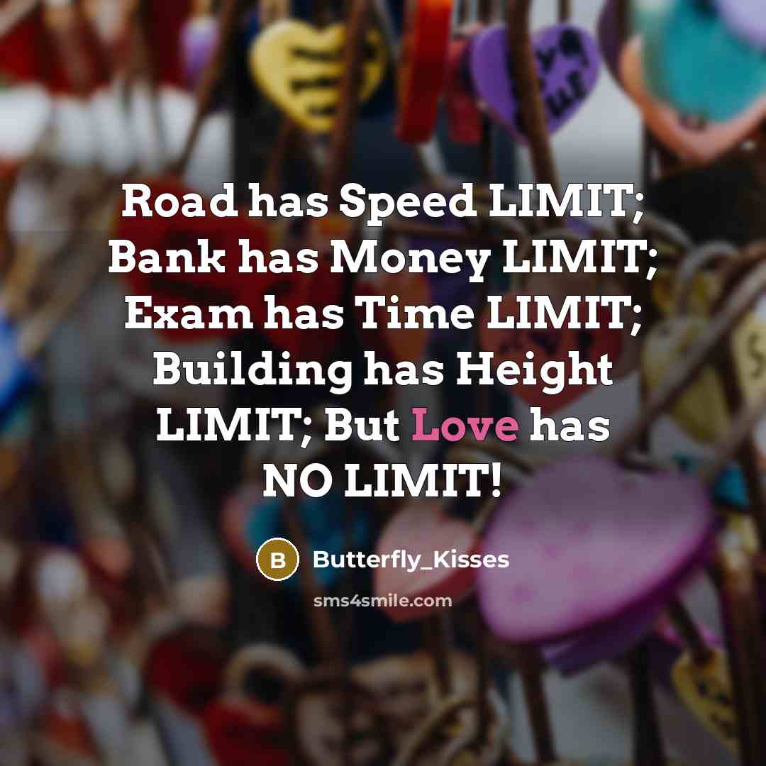 “Road has Speed LIMIT; Bank has Money LIMIT; Exam has…” quote by Butterfly_Kisses