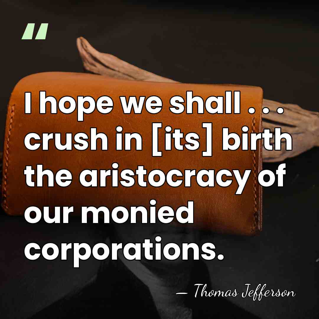 I hope we shall . . . crush in [its] birth the&hellip; - Thomas Jefferson