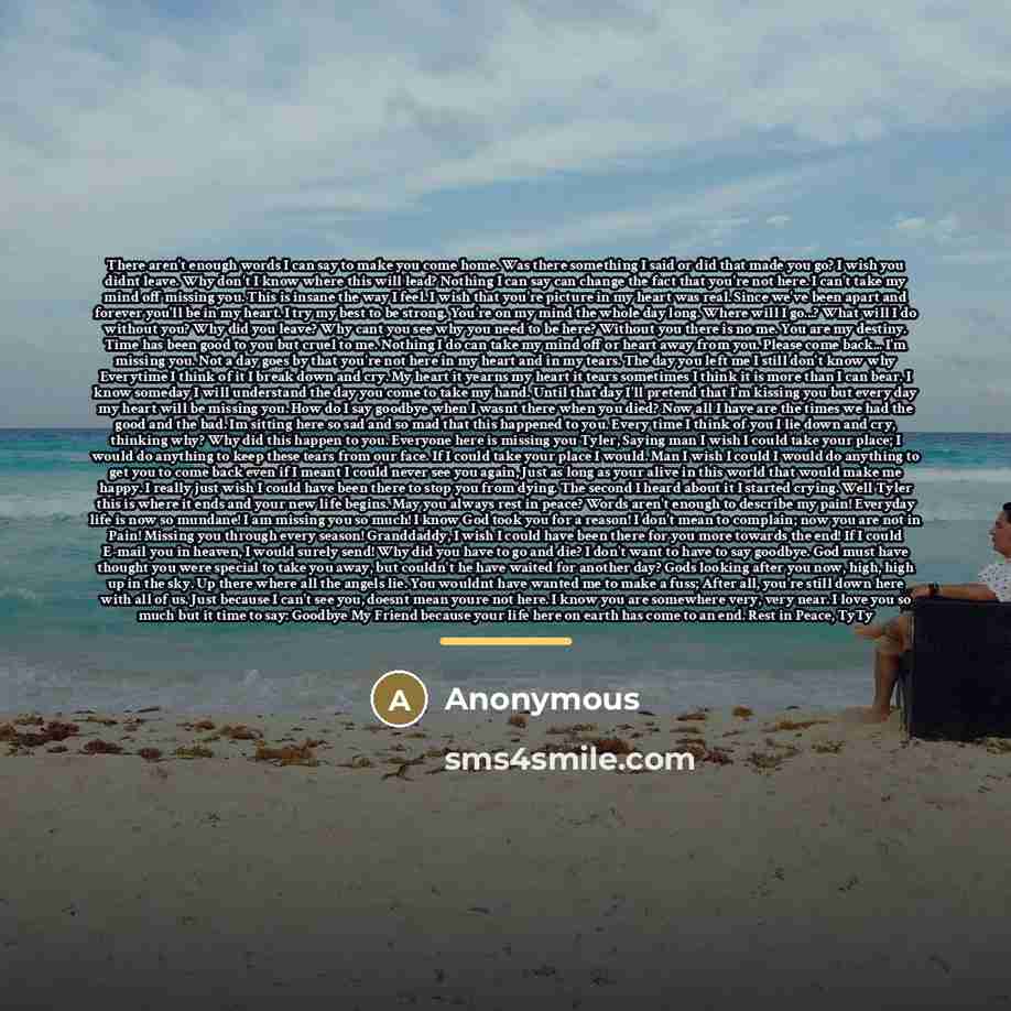 “There aren't enough words I can say to make you…” quote by Anonymous
