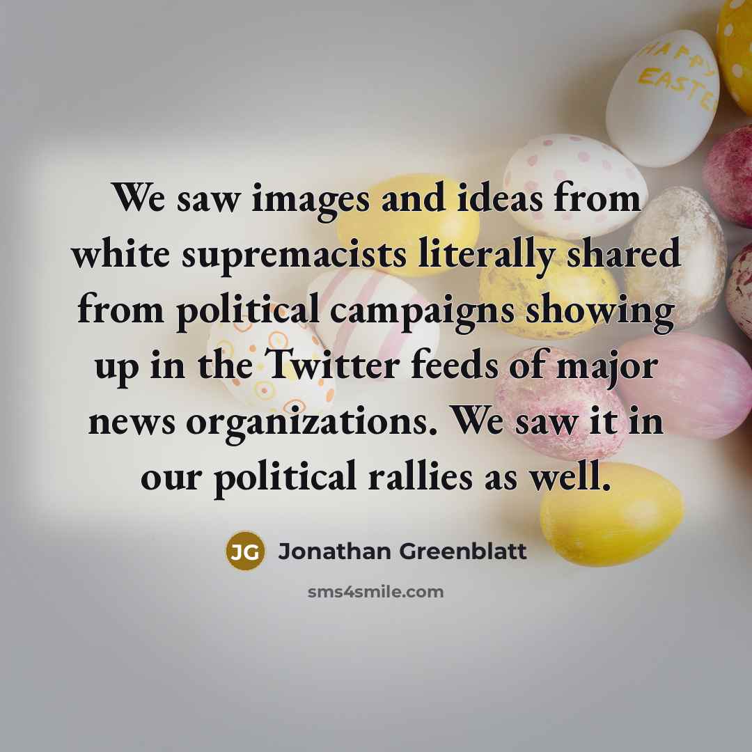 “We saw images and ideas from white supremacists literally shared…” quote by Jonathan Greenblatt