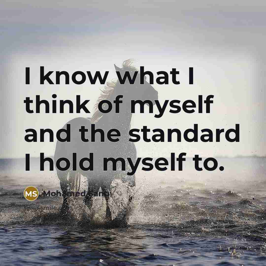 “I know what I think of myself and the standard…” quote by Mohamed Sanu