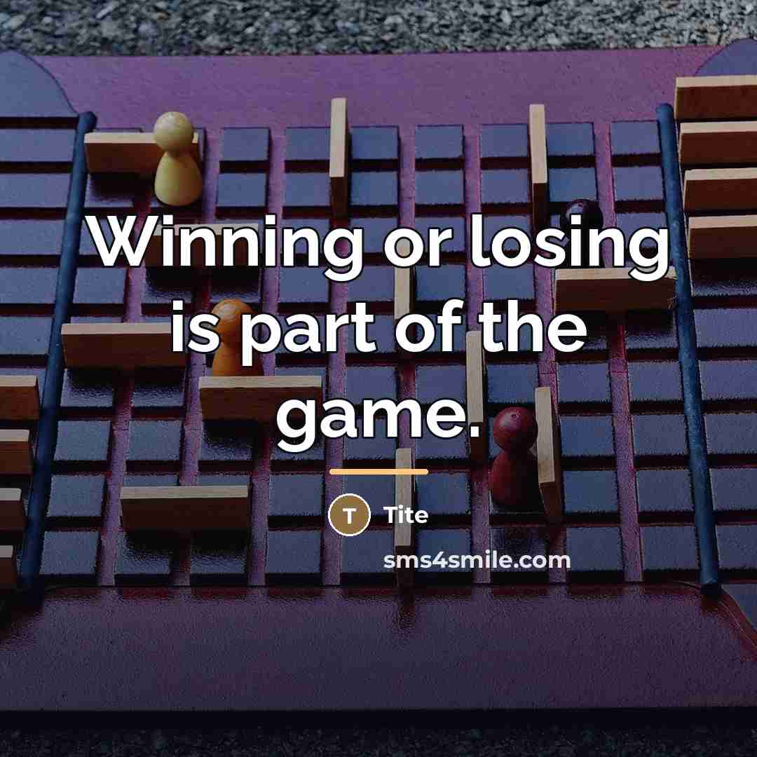 “Winning or losing is part of the game.…” quote by Tite