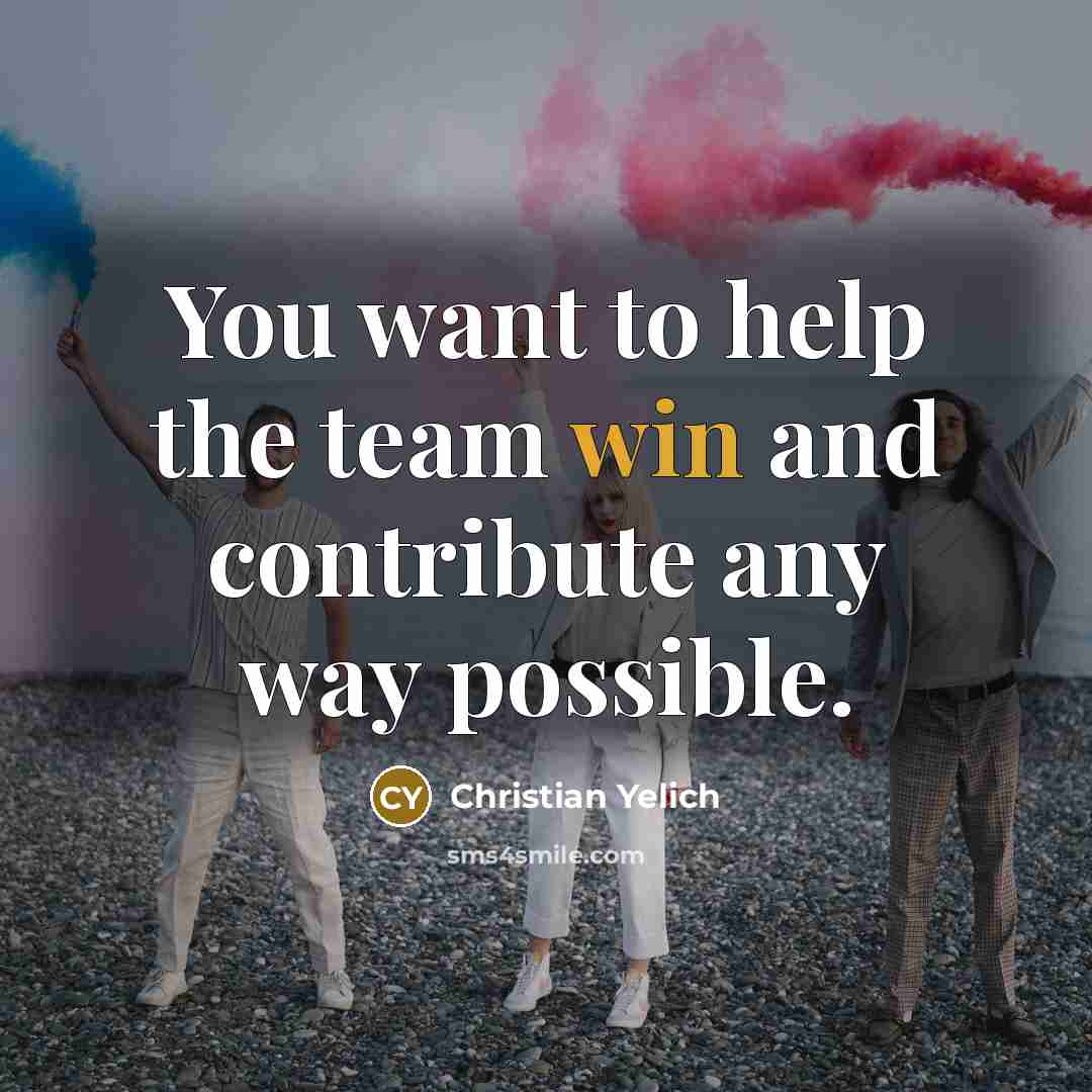 “You want to help the team win and contribute any…” quote by Christian Yelich