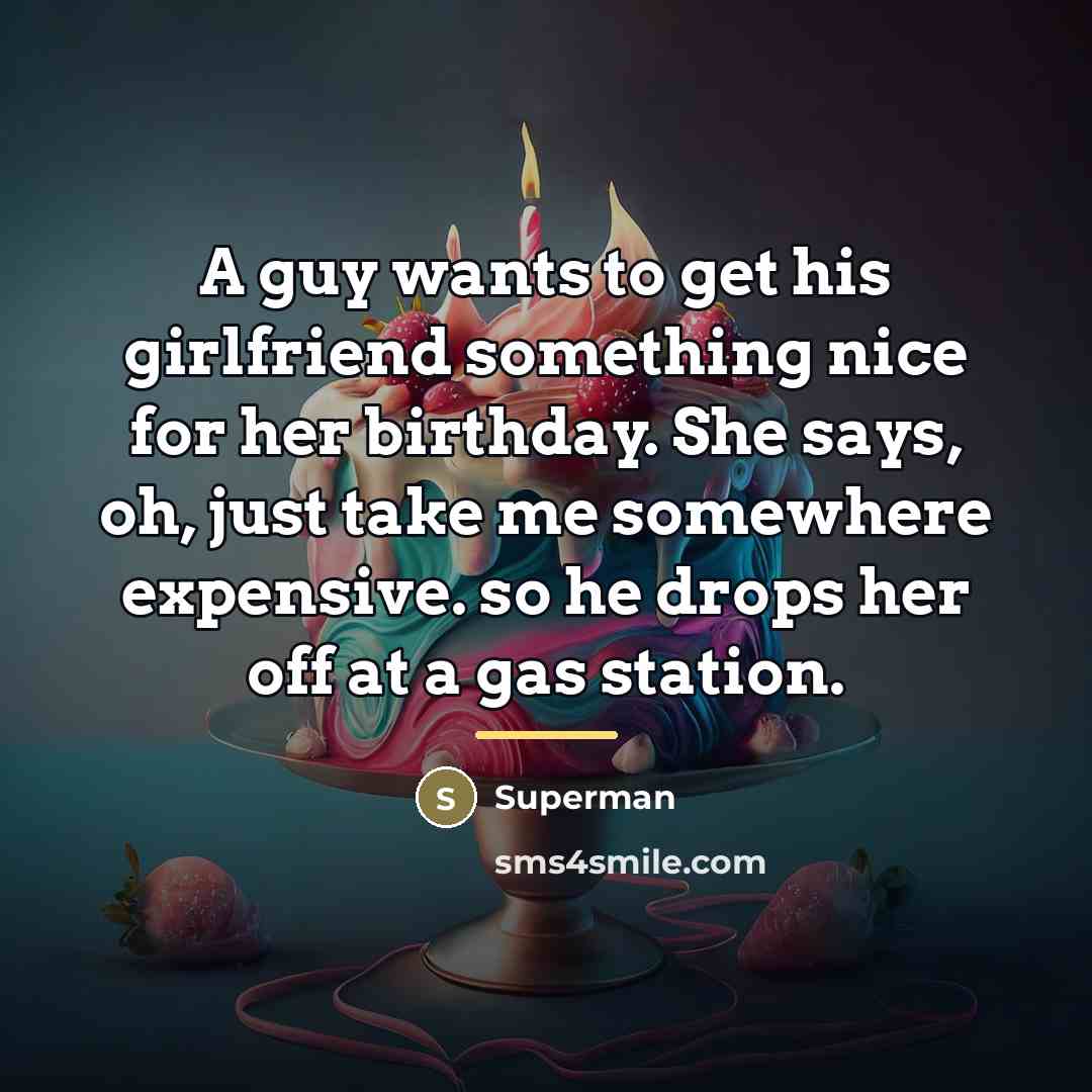 “A guy wants to get his girlfriend something nice for…” quote by Superman