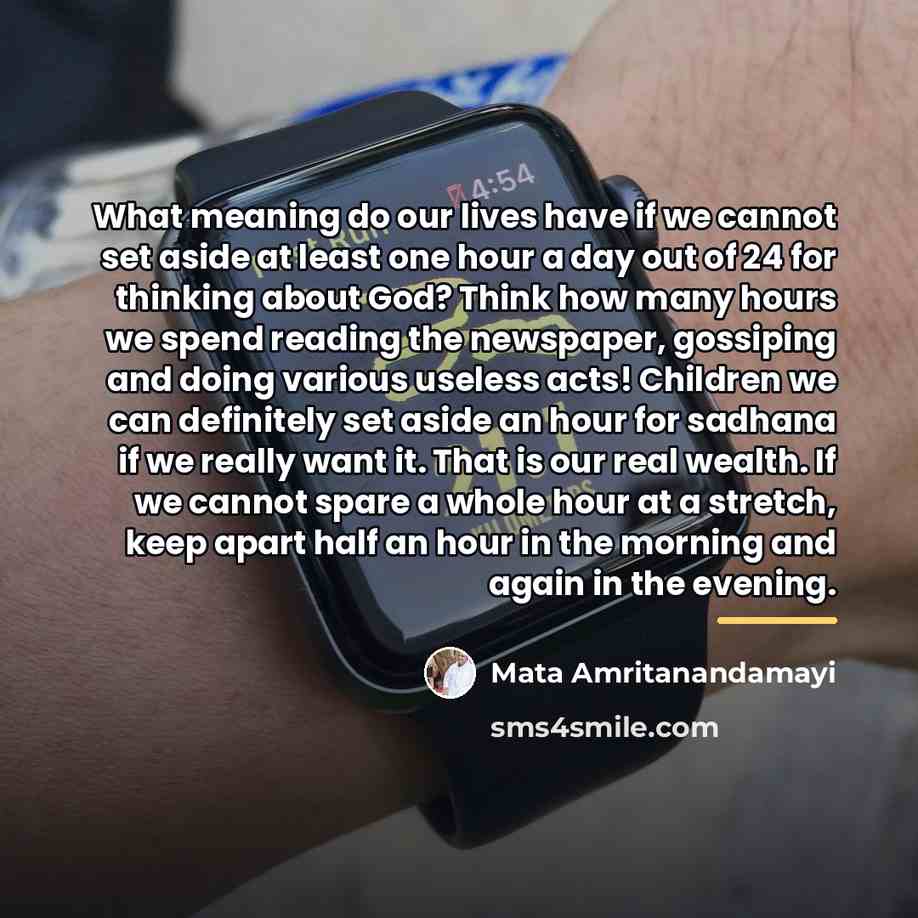 “What meaning do our lives have if we cannot set…” quote by Mata Amritanandamayi