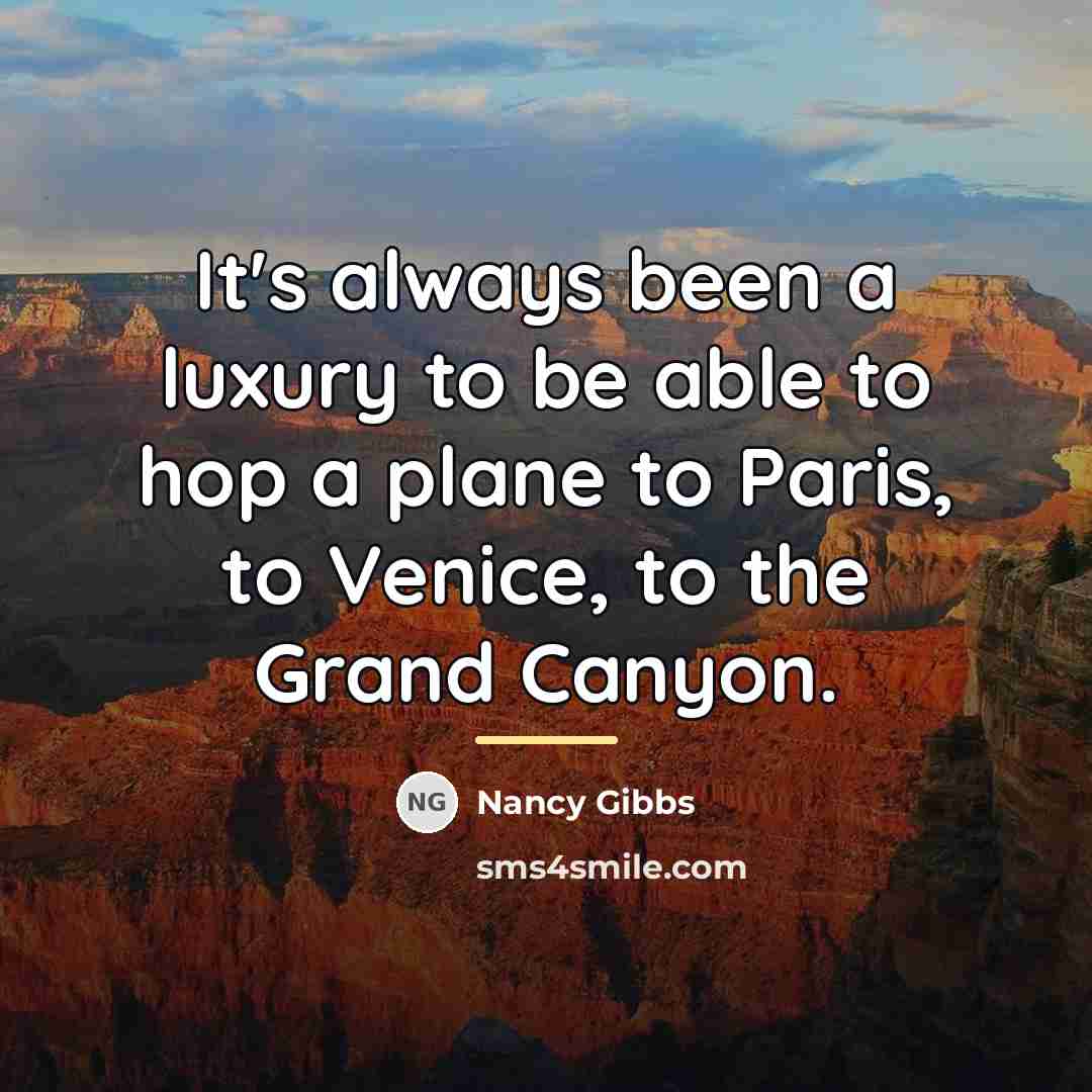 “It's always been a luxury to be able to hop…” quote by Nancy Gibbs