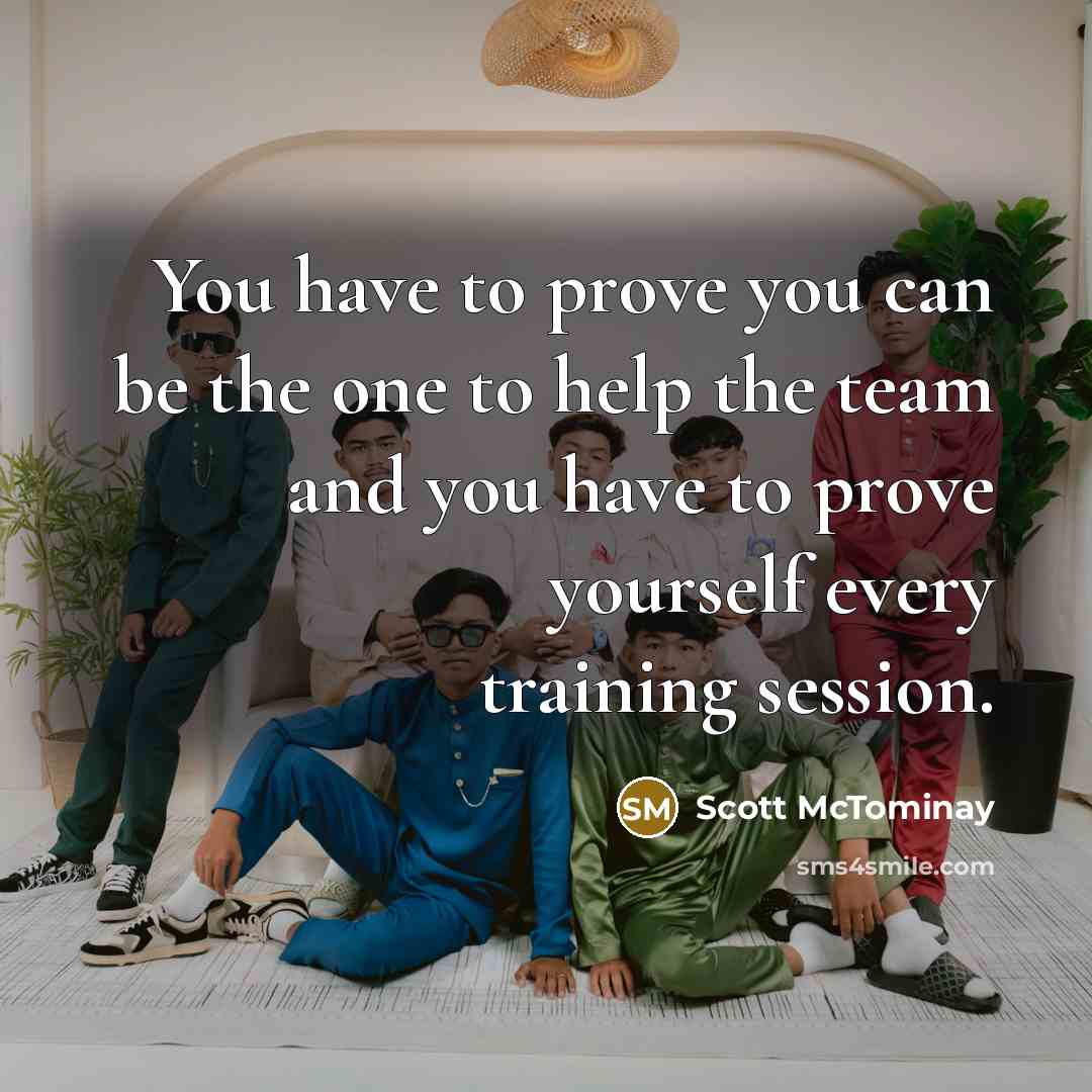 “You have to prove you can be the one to…” quote by Scott McTominay