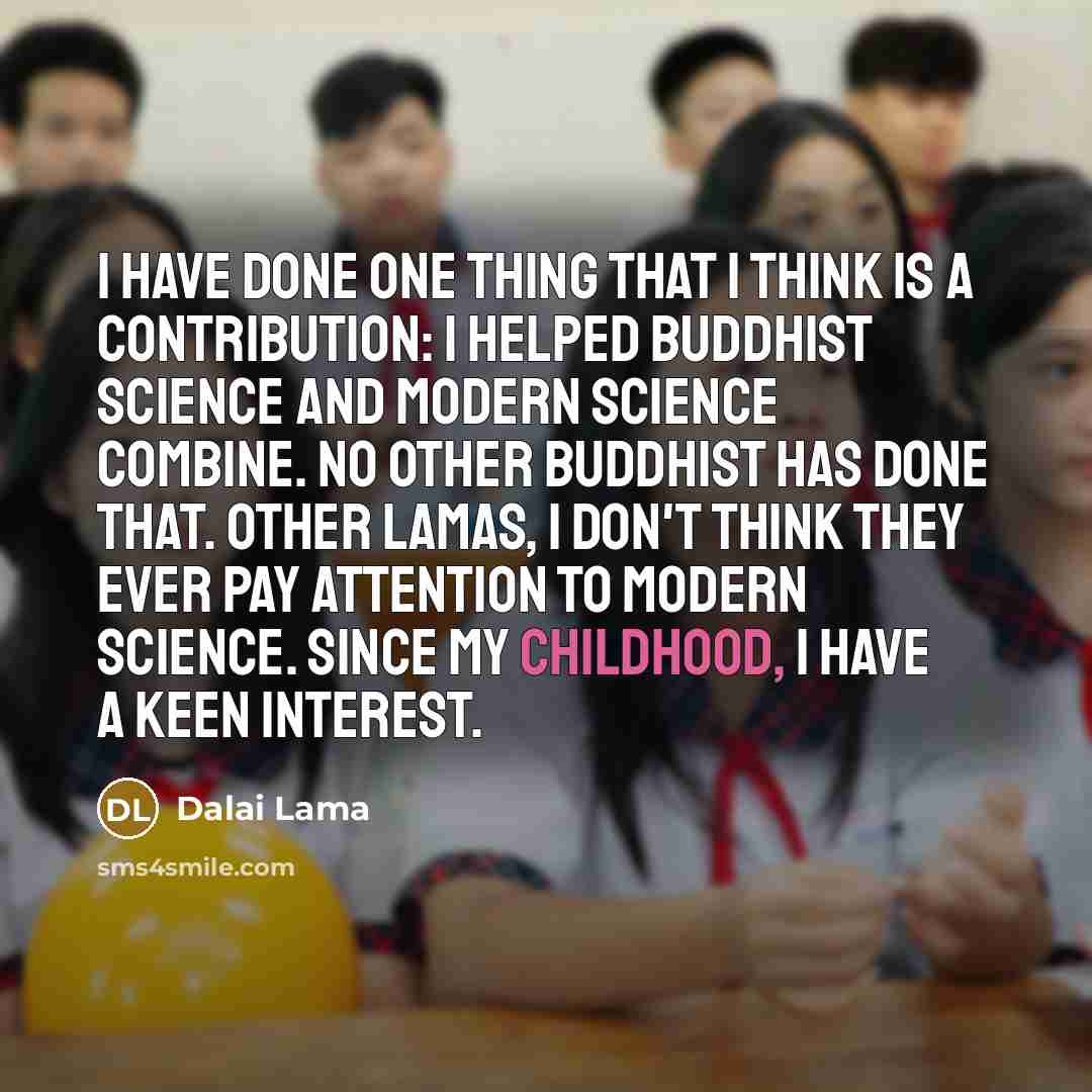 “I have done one thing that I think is a…” quote by Dalai Lama