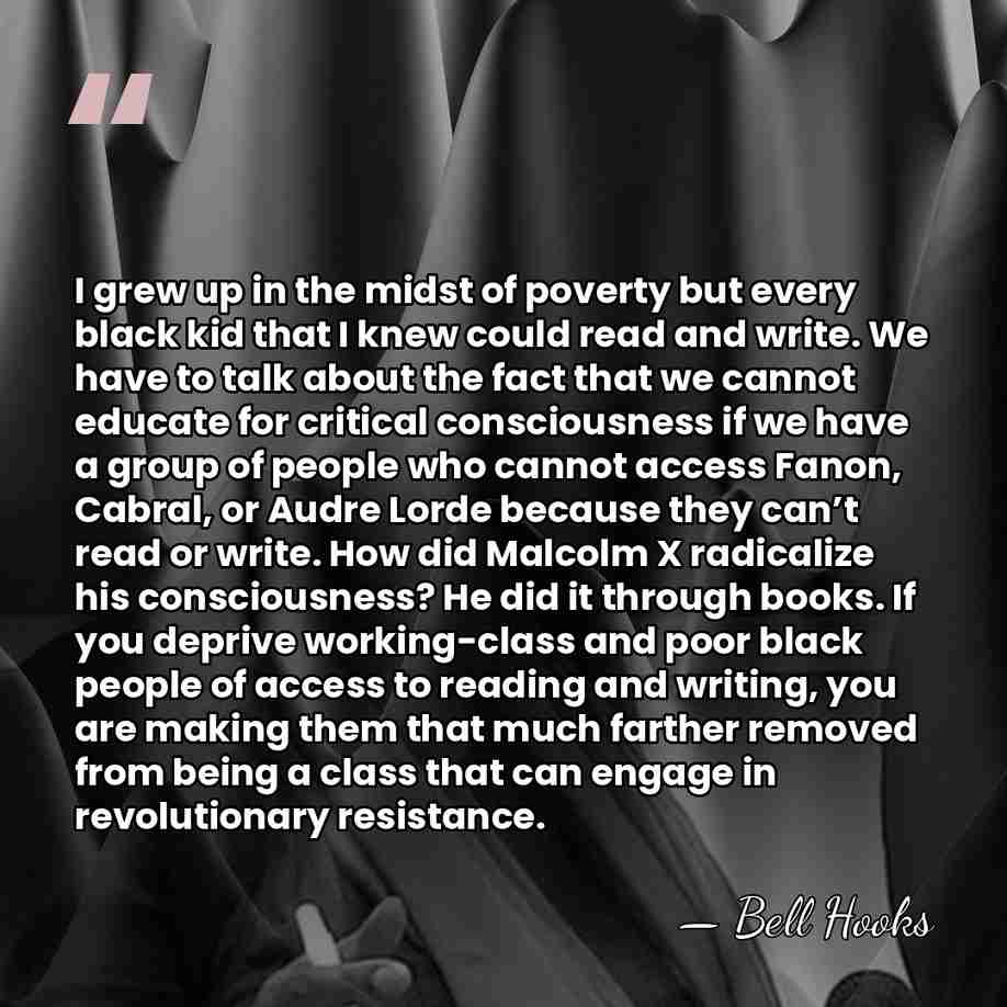 I grew up in the midst of poverty but every black kid&hellip; - Bell Hooks