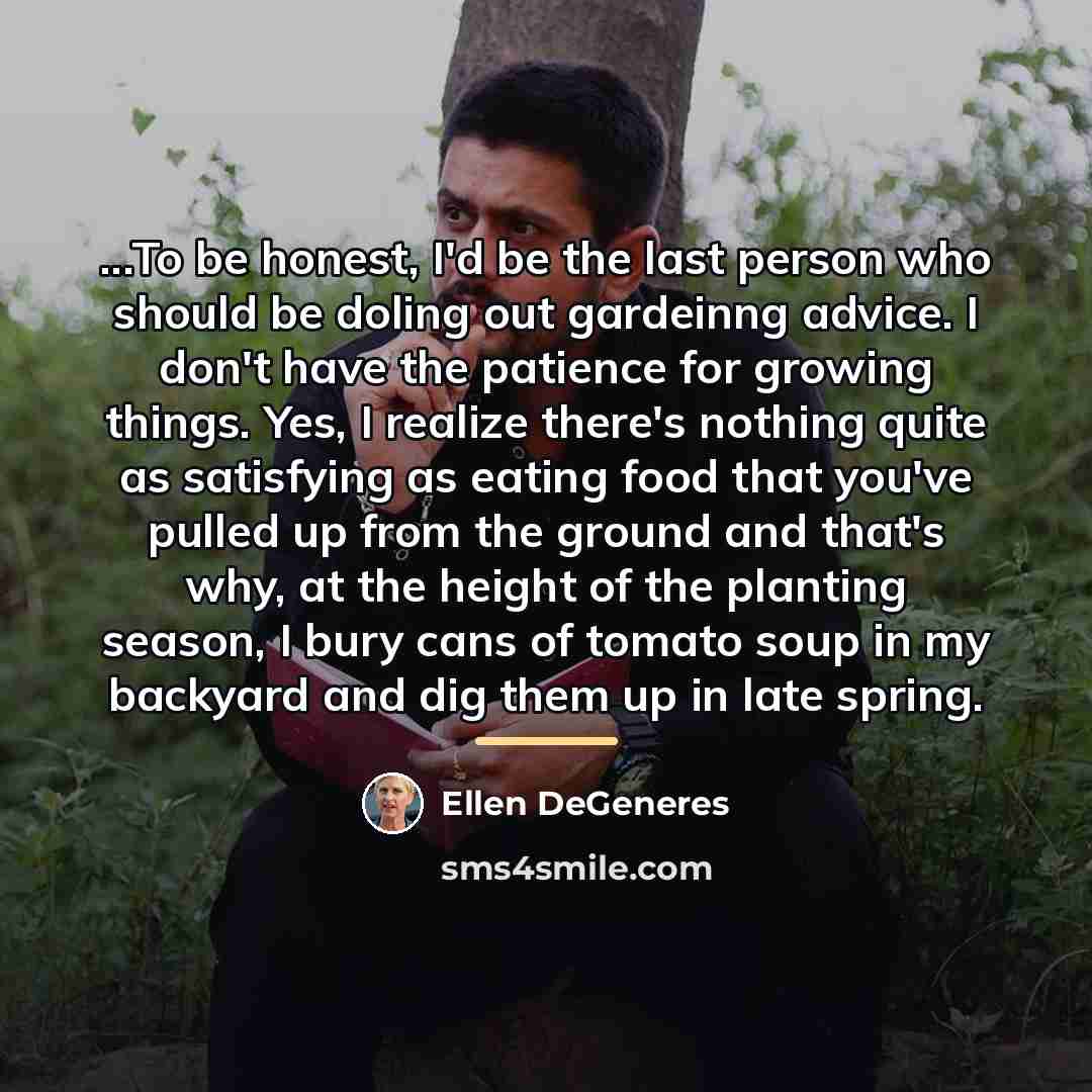 “...To be honest, I'd be the last person who should…” quote by Ellen DeGeneres