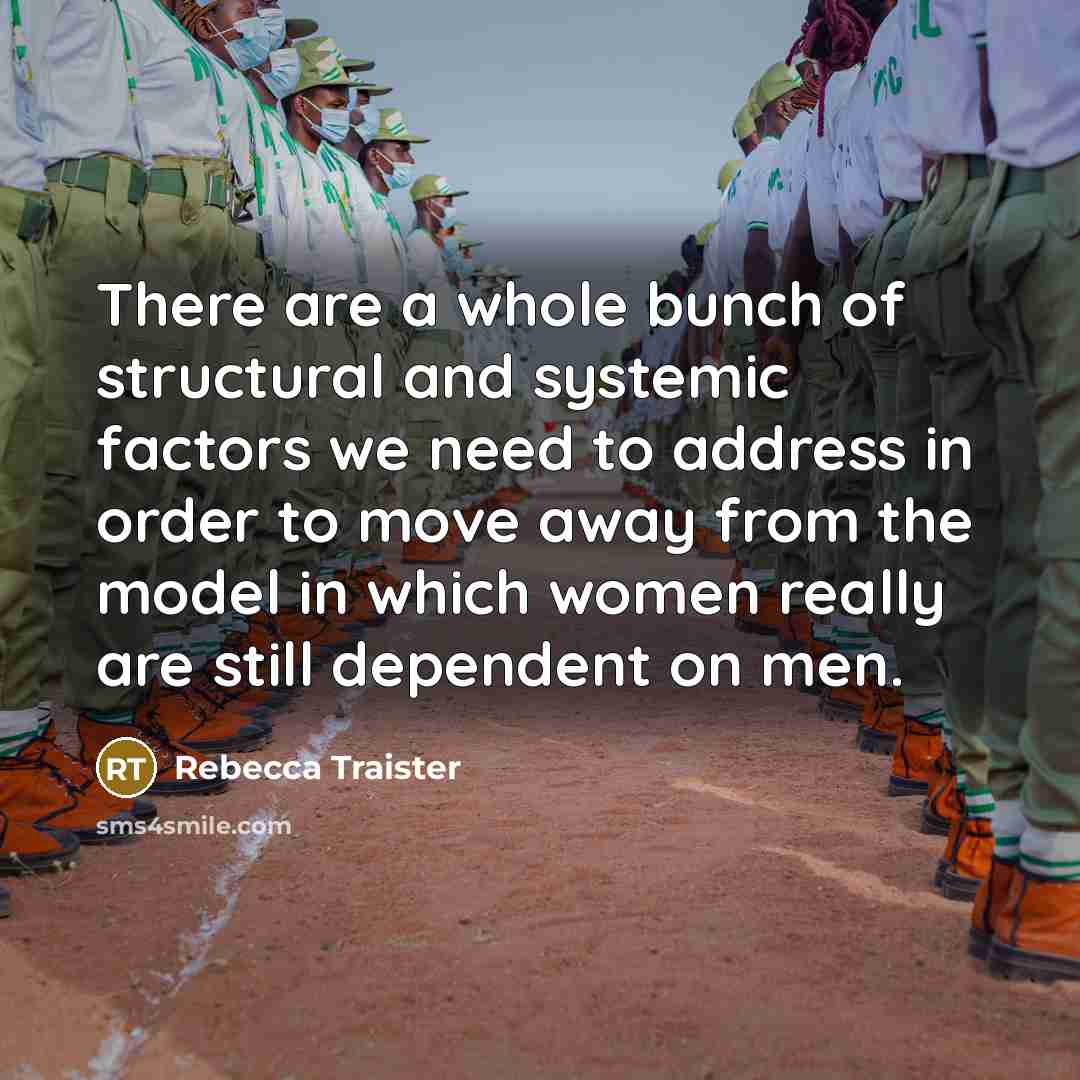“There are a whole bunch of structural and systemic factors…” quote by Rebecca Traister