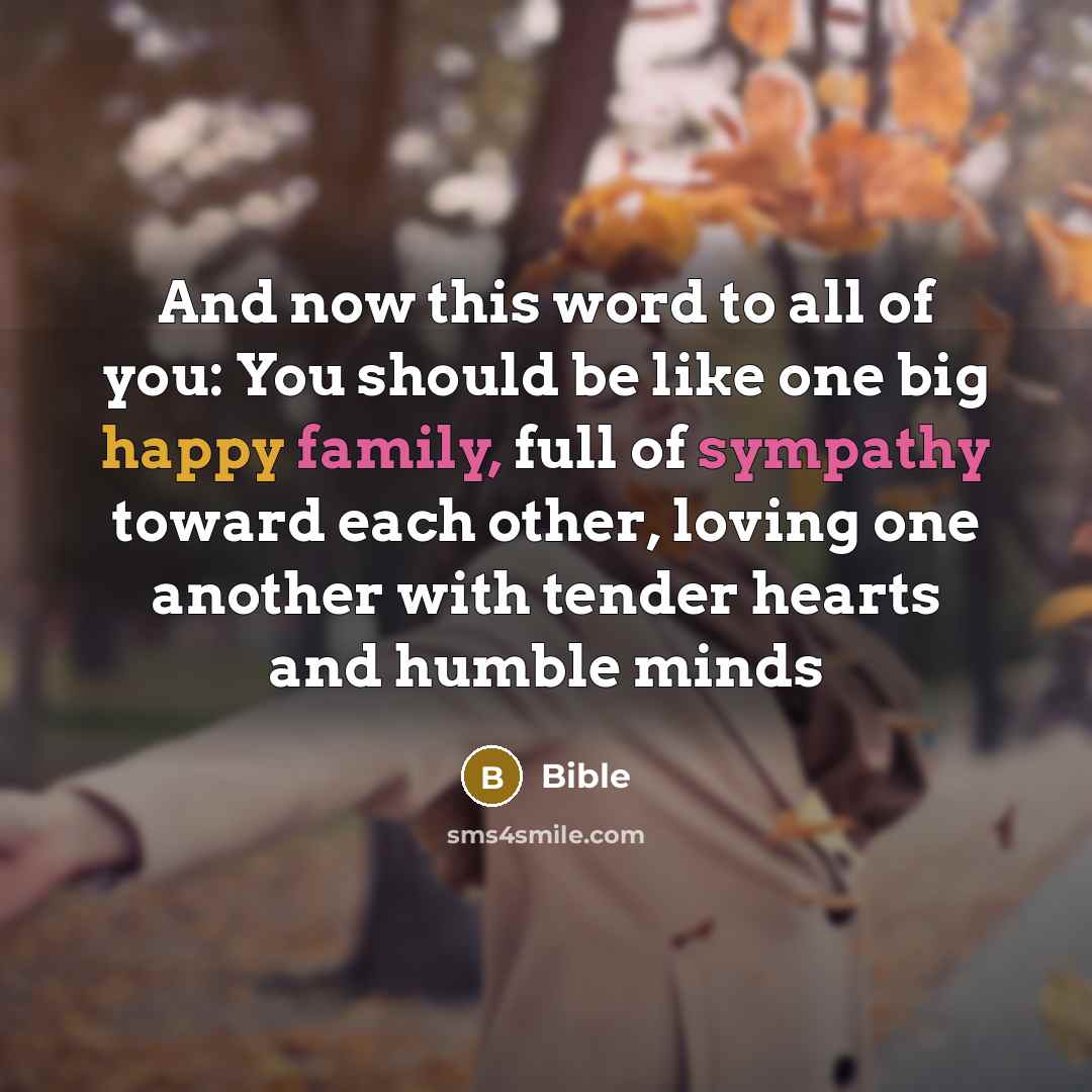“And now this word to all of you: You should…” quote by Bible