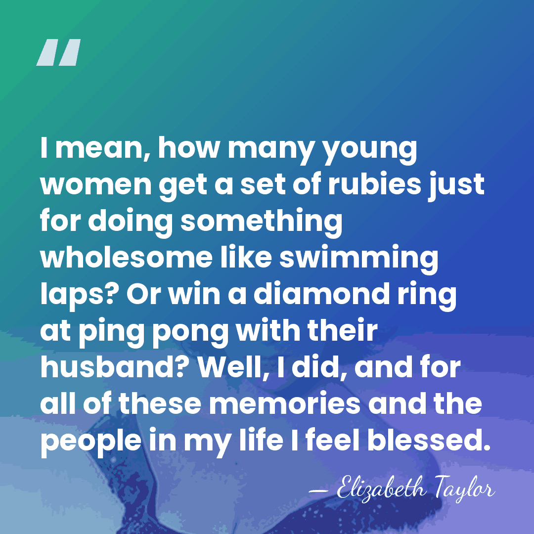 I mean, how many young women get a set of rubies just&hellip; - Elizabeth Taylor